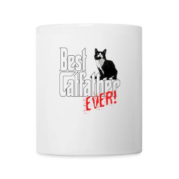 Chat Papa Meilleur Catfather Jamais Fou Chat Père Kitty - Mug blanc - blanc - Devant