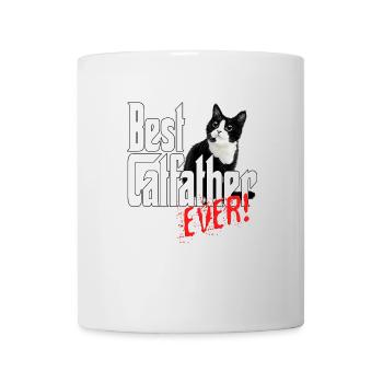 Chat Papa Meilleur Catfather Jamais Fou Chat Père Kitty - Mug blanc - blanc - Devant