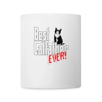 Chat Papa Meilleur Catfather Jamais Fou Chat Père Kitty - Mug blanc - blanc - Devant