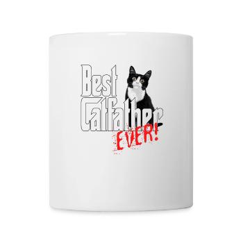 Chat Papa Meilleur Catfather Jamais Fou Chat Père Kitty - Mug blanc - blanc - Devant