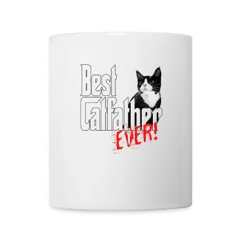 Chat Papa Meilleur Catfather Jamais Fou Chat Père Kitty - Mug blanc - blanc - Devant