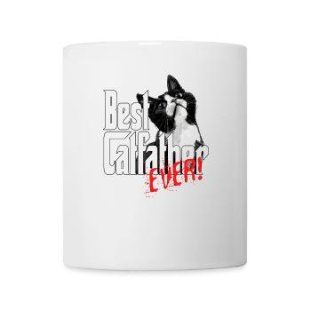 Chat Papa Meilleur Catfather Jamais Fou Chat Père Kitty - Mug blanc - blanc - Devant