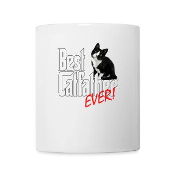 Chat Papa Meilleur Catfather Jamais Fou Chat Père Kitty - Mug blanc - blanc - Devant