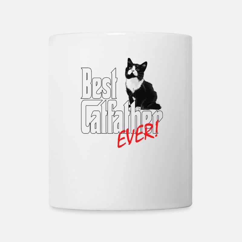 Cat Dad Best Catfather Ever Crazy Cat Father Kitty - Tasse - Weiß