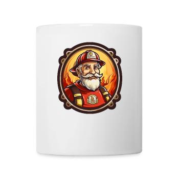 Papy des pompiers - Mug blanc - blanc - Devant