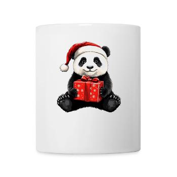 Panda Weihnachten - Tasse - Weiß - Vorne