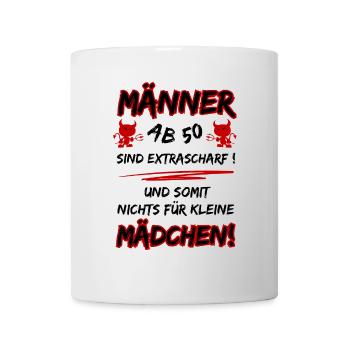 Les hommes de plus de 50 ans sont très chauds... 50e anniversaire - Mug blanc - blanc - Devant