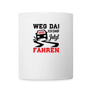 Driving License 2025 Driving Test Driving License Test - Mug - white - Front