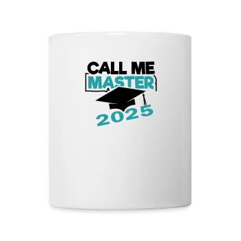 Master 2025 Diplôme de Master Graduation - Mug blanc - blanc - Devant