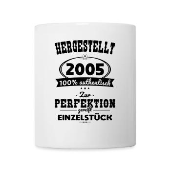 20th Birthday - Made in 2005 - Unique Piece - Mug - white - Front