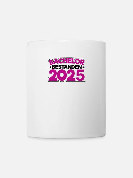 Bachelor 2025 Abschluss Promotion Sponsion - Tasse - Weiß