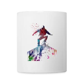 Parkour ville sport art - Mug blanc - blanc - Devant