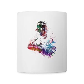DJ music console - Mug - white - Front