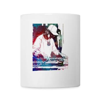 DJ music console - Mug - white - Front