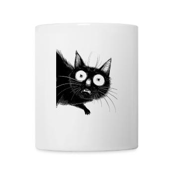 Chat noir Danny - Mug blanc - blanc - Devant