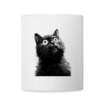 Black Cat Henry - Mug - white - Front