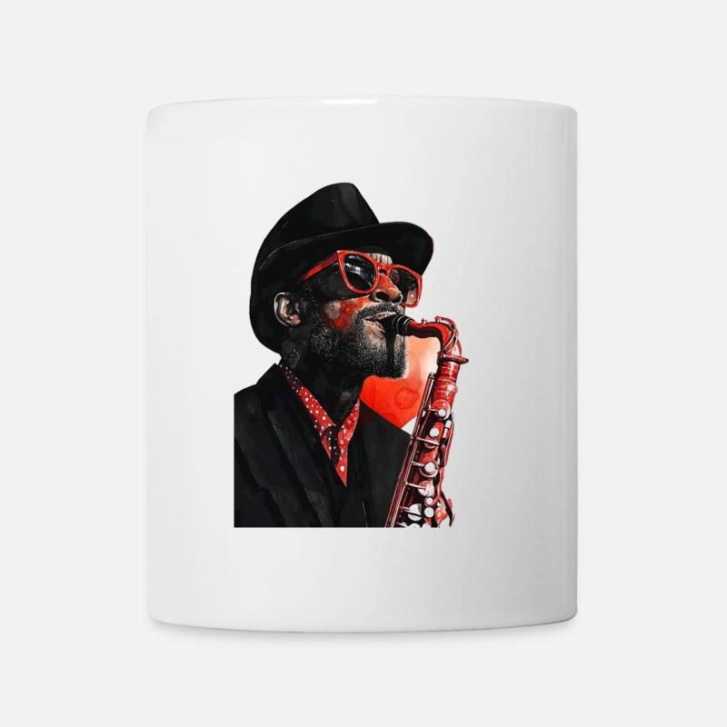 Saxophonist - Tasse - Weiß