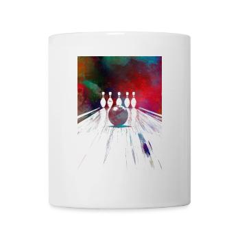 Sport bowling - Mug - white - Front