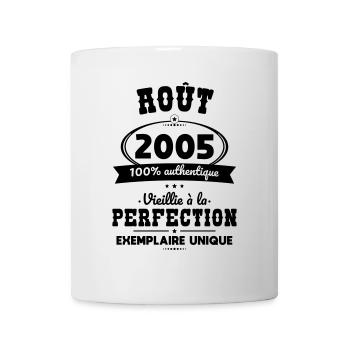 20th Anniversary - August 2005 Perfection - Mug - white - Front