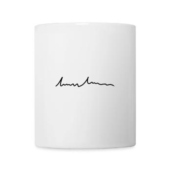 Police de ligne Texte Grass - Mug blanc - blanc - Devant