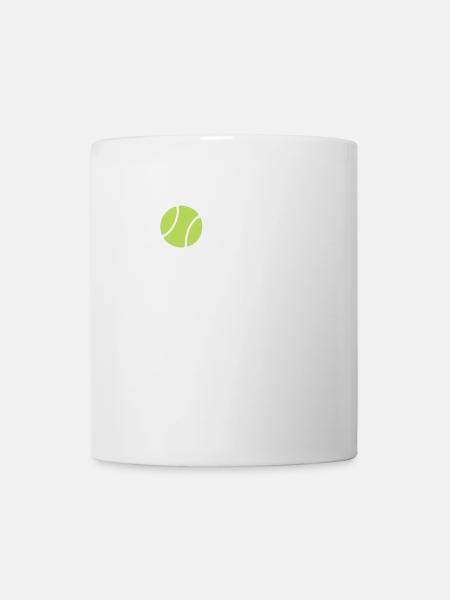 Tennis - Tasse - Weiß