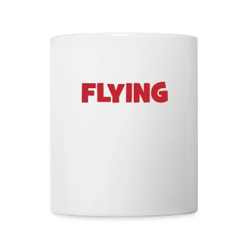 fliegen - Tasse - Weiß - Vorne