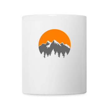 Berge - Tasse - Weiß - Vorne