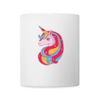 Schönes Einhorn - Tasse - Weiß - Vorne