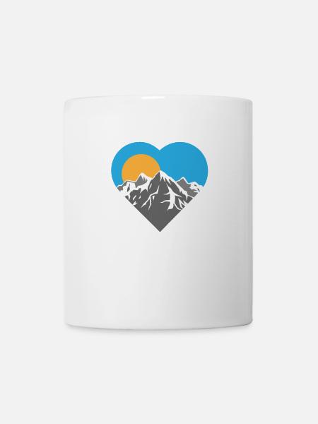 Berge - Tasse - Weiß