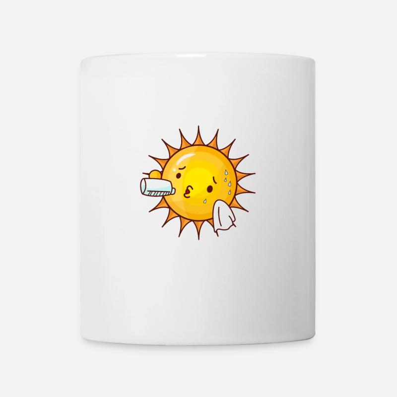 Sonne - Tasse - Weiß