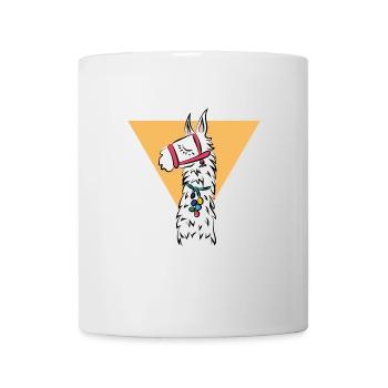 Lustige Lama-Lama-Alpaka-T-Shirt Geschenkideen - Tasse - Weiß - Vorne
