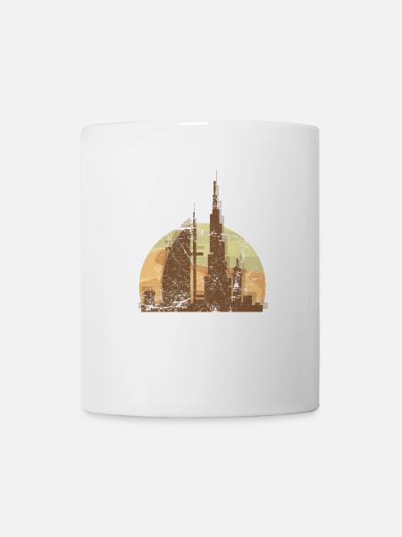 Dubai Tourism Tower City Center Sun Gift - Mug - white