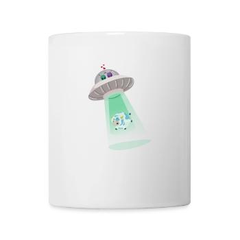 Alien abduction - Mug blanc - blanc - Devant