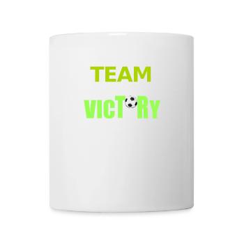 Fleda Maus Design: Team victory T-shirt für Sieger - Tasse - Weiß - Vorne