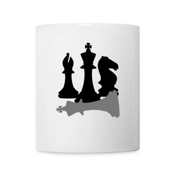Schach, schachmatt - Tasse - Weiß - Vorne