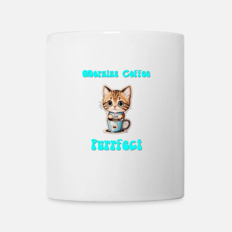 kitten coffee - Tasse - Weiß