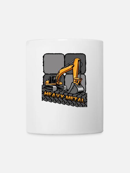 Bagger Baggerführer "Digger" Baggerschaufel - Tasse - Weiß