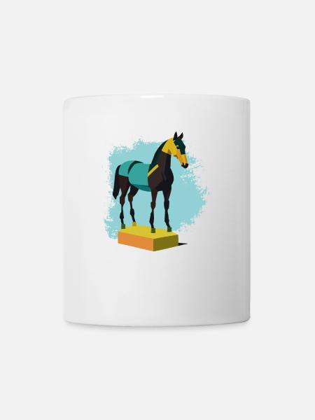 Cheval - Mug blanc - blanc