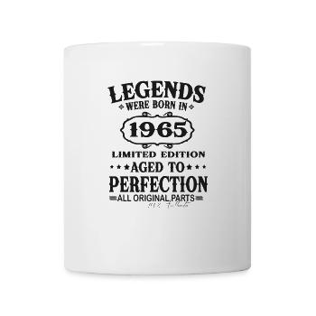 Légende Depuis 1965 Vintage Vintage Anniversaire - Mug blanc - blanc - Devant