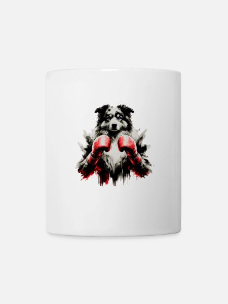 Boxing Aussie – Der Kämpferhund - Tasse - Weiß