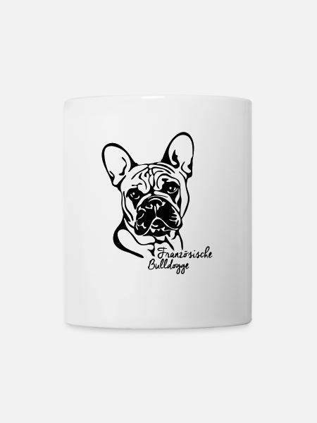 FRENCH BULLDOG PORTRAIT Wilsigns - Mug - white