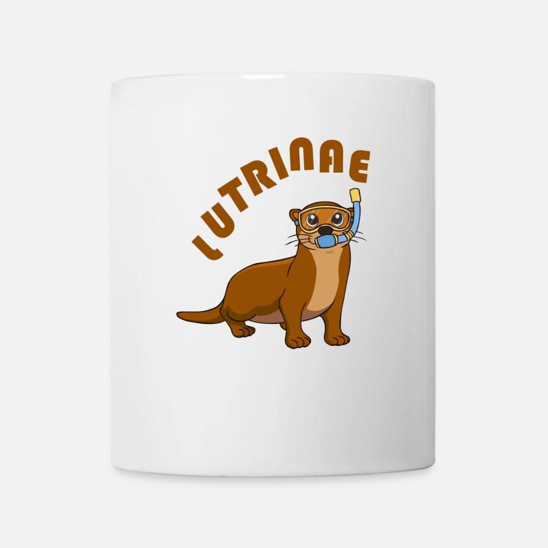 loutre - Mug blanc - blanc