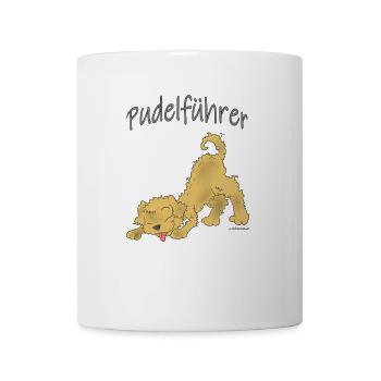 Pudelführer - Tasse - Weiß - Vorne