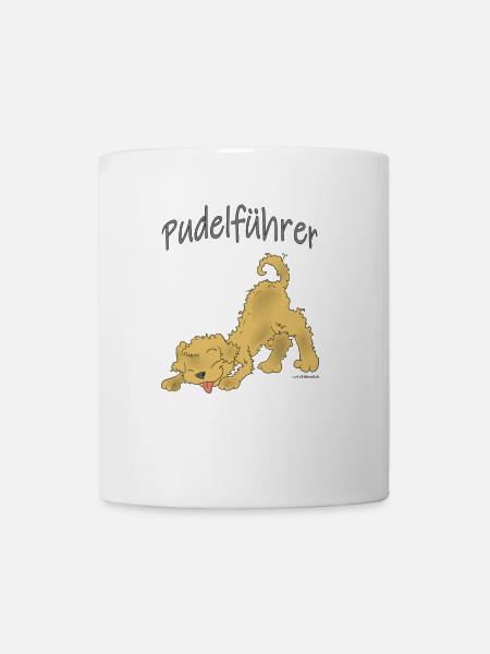 Pudelführer - Tasse - Weiß