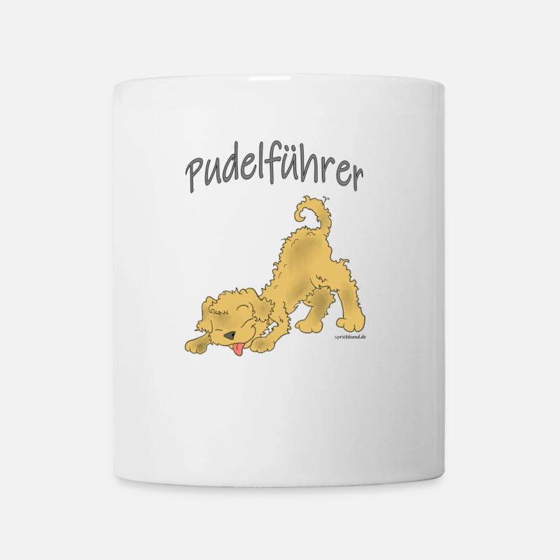 Pudelführer - Tasse - Weiß