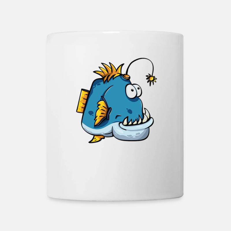 Hässlicher Fisch. - Tasse - Weiß