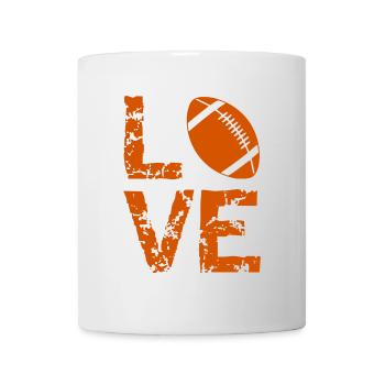 Love Football Sport Hobby USA - Tasse - Weiß - Vorne