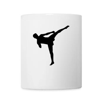 Kickboxing, Kickboxer, kick boxing - Mug - white - Front