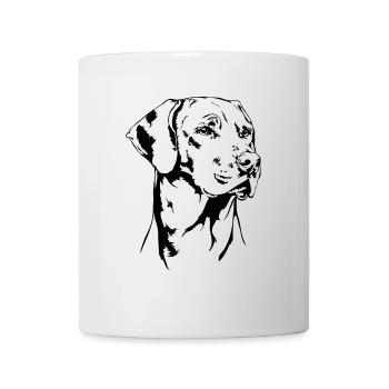 RHODESIAN RIDGEBACK Portrait de chien RR Wilsigns - Mug blanc - blanc - Devant