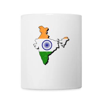 Indien - Tasse - Weiß - Vorne